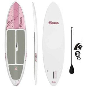 10' Jimmy Misstyk SUP Stand Up Paddle Board Epoxy Fibreglass Paddle Pink