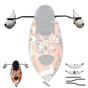 Inflatable Kayak Sidekick Stabilizer Kayak Outrigger Kit Float Balance 205-245cm