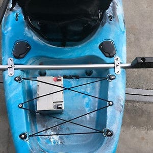 Alloy Trolling Electric Motor Bracket Mount For Budtrol 2.2M2.7M 2.9M Kayak