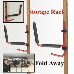 Kayak Rack Canoe Carrier Wall Bracket Paddle Holder Garage Surfboard Storage