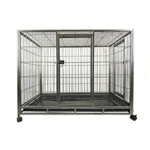 XL 122cm Pet Puppy Dog Cage Run Dog Crate Transport Enclosure Dog Kennel D1010