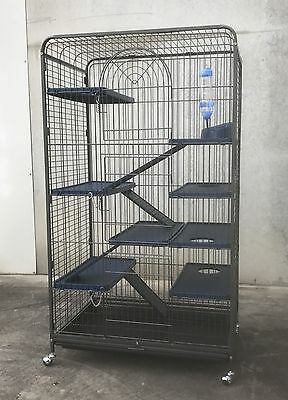 Little Friends Blenheim Extra Tall Rat Cage with Accessories, 140 cm, White