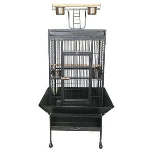 Quality Parrot Aviary Bird Cage Perch Roof Budgie Play Top On Wheels 165cm A11