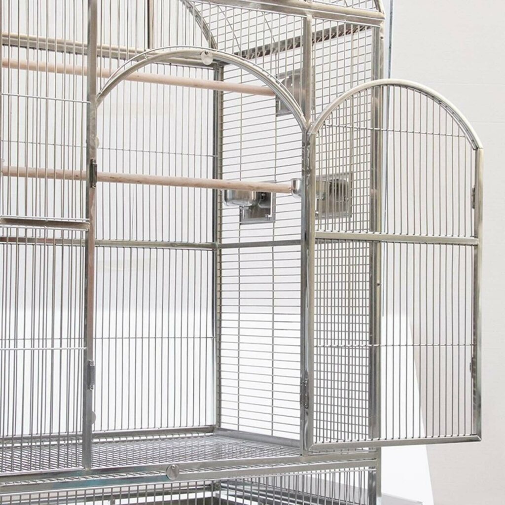 Photo inspiration: Picture Idea: 61 Inch Bird Cage With Play Top Wrought Iron Large