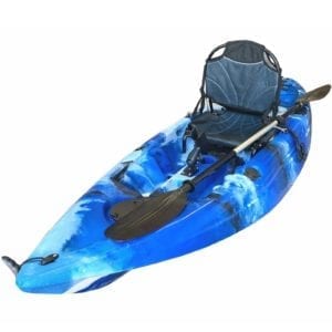 2.9M Fishing Kayak Rod Holders Seat Vintage Chair Armchair Paddle Blue Camo