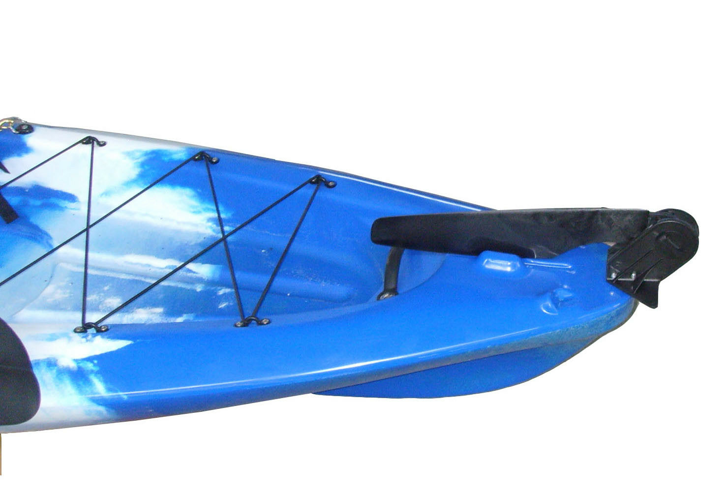 3.6M 23kg Light Weight Fishing Kayak Single 2 Rod Holders Seat