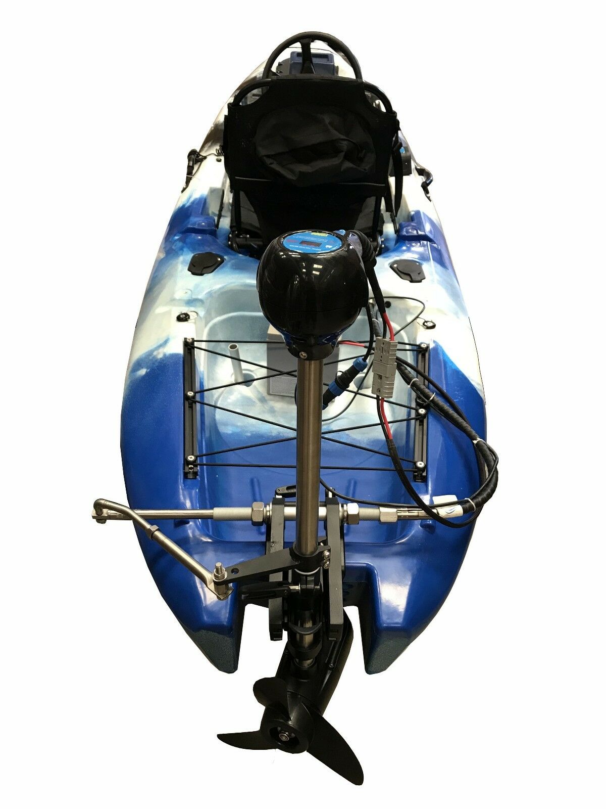 3.6M Pro Fishing Motorised Wheel steering Kayak Single Seat Paddle