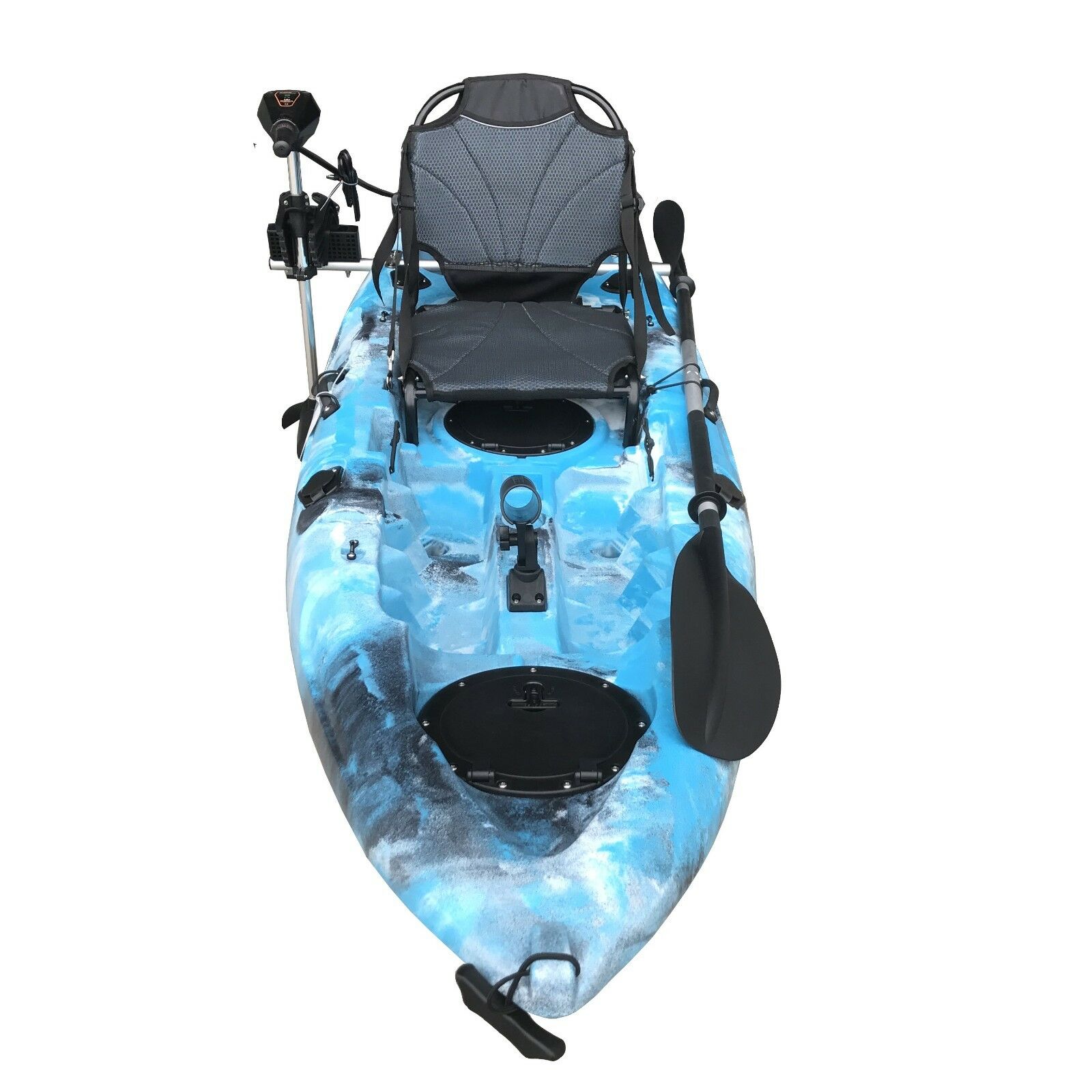 55lbs Thrust 12V Kayak Trolling Motor Outboard Canoe Inflatable
