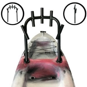 Kayak 5 Fishing Rod Holder Storage Rack Organiser Beach Stand Rocket Launcher