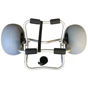 Foldable Collapsible Kayak Beach Trolley Cart Wheels Alloy Strap Budtrol