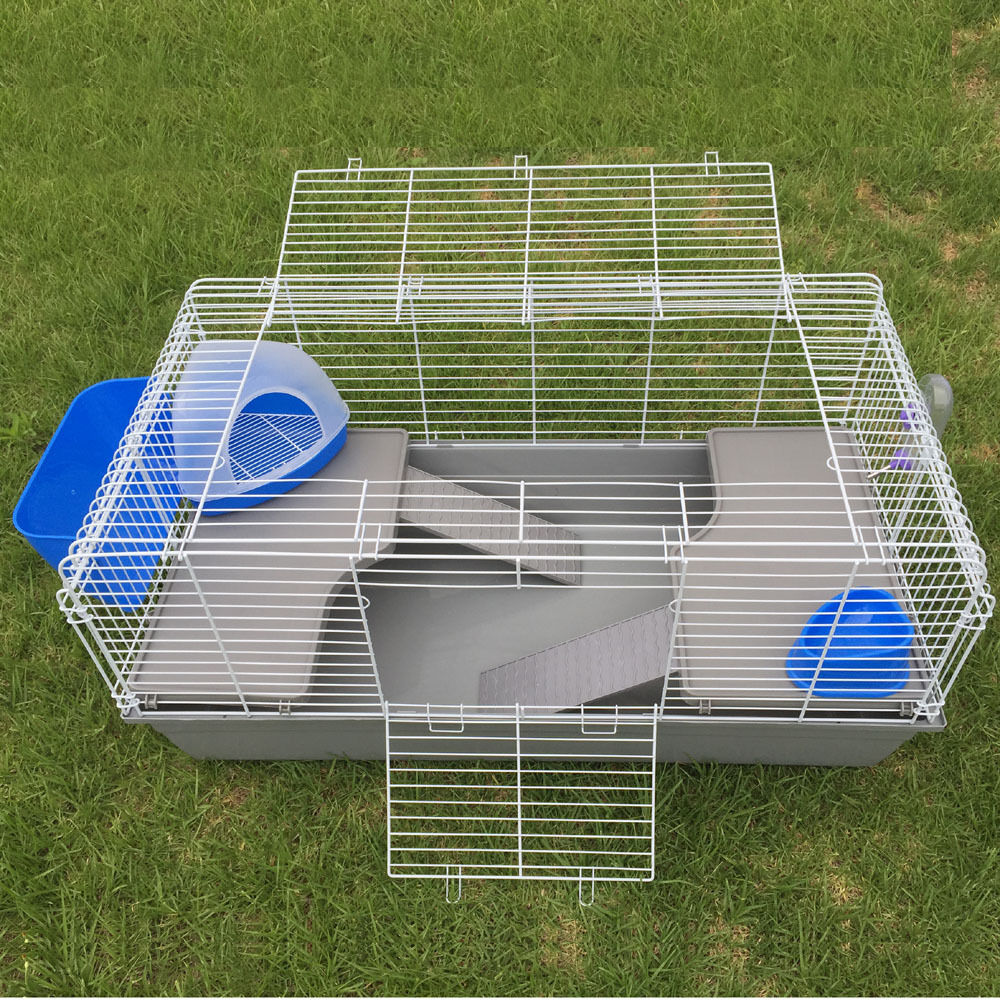 X-Large Metal Indoor Rabbit Guinea Pig Cage Hutch With Ferret Toilet