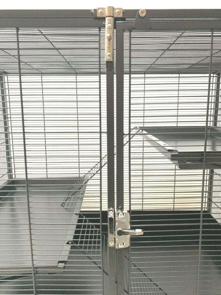 Image showcasing 9mm Bar Spacing Rat Cage Hamster Cat Ferret Rabbit Cage Hutch Enclosure ...