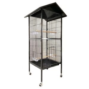 168cm Large Pet Bird Cage Budgie Aviary Metal Weatherproof On Wheels