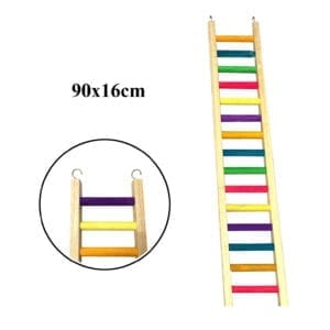 Bird Toys Climbing Swing Wooden Ladder 90x16cm