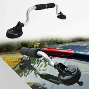 Aluminum Kayak Roller Boat Pusher Car Top Rack Suction Cup Loading Assist