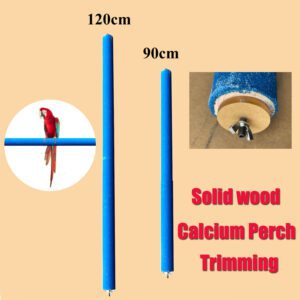 Bird Trimming Calcium Perch Solid wood 120x5cm