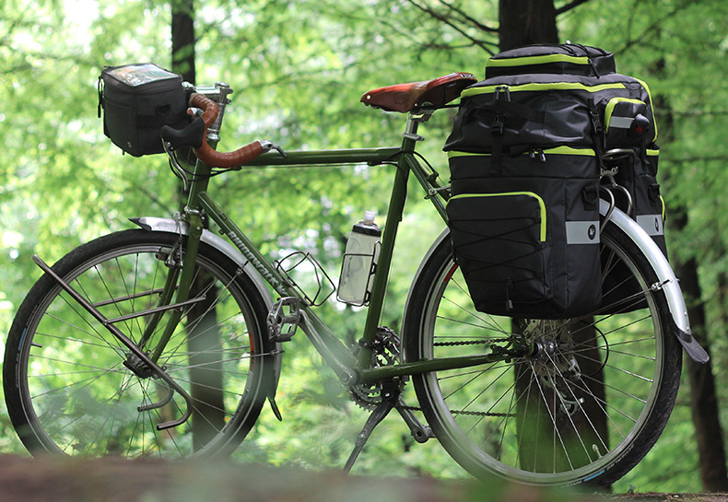 Touring bike rack best sale